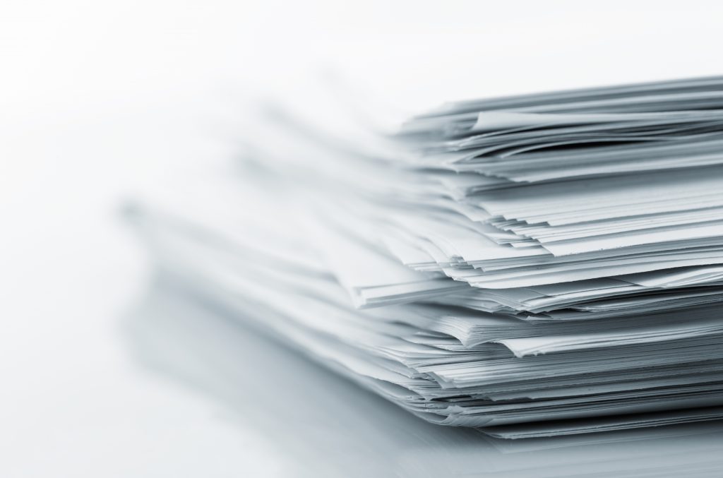 Paperinpyörittely vähenee.